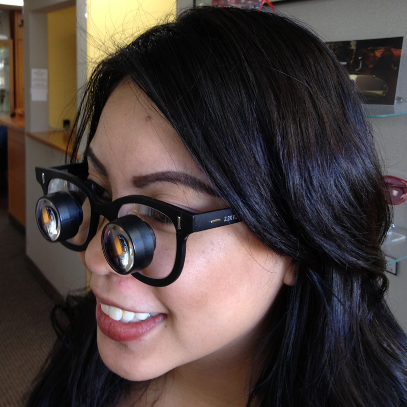 legally blind